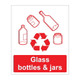 Glass bottles and jars Sign