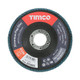 TIMCO Flap Disc - Zirconium - Type 29 Conical - P120 Grit - 115 x 22.23m