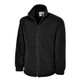 UC604 Full Classic Zip Micro Fleece Jacket Black (L)