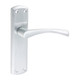 TIMCO Zeta Latch Handles - Satin Chrome - 175 x 45mm