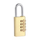 Brass Combi Padlock