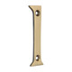 TIMCO Door Numeral 1 - Polished Brass - 75mm