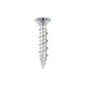Window Fabrication Screws - Countersunk - PH - High-Low Thread - Slash Point - Zinc