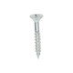 Twin-Threaded Woodscrews - PZ - Double Countersunk - Zinc