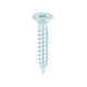Twin-Threaded Woodscrews - PZ - Double Countersunk - Zinc