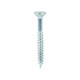 Twin-Threaded Woodscrews - PZ - Double Countersunk - Zinc