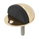 TIMCO Oval Door Stop - Polished Brass - 47mm