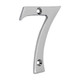 TIMCO Door Numeral 7 - Polished Chrome - 75mm