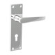 TIMCO Victorian Straight Lock Handles - Polished Chrome - 152 x 43mm