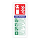 Dry powder ABC fire extinguisher 82mm x 202mm