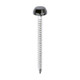 Polymer Headed Pins - A4 Stainless Steel - Black