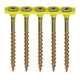 TIMCO Collated Flooring Screws - SQ - Countersunk - Yellow - 4.2mm x 55mm - Box of 1000