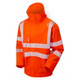 Leo J05 Dartmoor EcoViz Breathable Rail Bomber Jacket - Orange - (L)