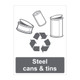 Steel cans and tins Sign