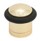 TIMCO Cylinder Door Stop - Polished Brass - 41mm