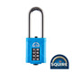 Squire Combination Padlock - Stainless Steel 2.5" Long Shackle - CP50S/2.5 - 50mm