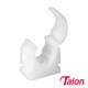 Talon Single Hinged Clip - White - TS15 - 15mm - Bag of 100