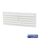 TIMLOC Internal Plastic Hit and Miss Louvre Grille Vent - White - 1208W - 260 x 104mm