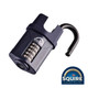Squire Combination Padlock - Steel Closed Shackle - CP60CS - 60mm
