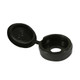 TIMCO Hinged Screw Caps - Small - Black - To fit 3.0 to 4.5 Screw - Pack of 100