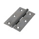 Plain Butt Hinge - Fixed Pin (1838) - Self Colour