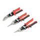TIMCO Aviation Snips Set - 3pcs - Blister Pack of 3