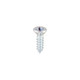Metal Tapping Screws - PZ - Countersunk - Self-Tapping - Zinc