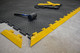 Tuff-Tile Diamond Edging - Yellow - 50cm x50cm - Pack of 4