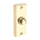 TIMCO Traditional Door Bell Push - Polished Brass - 80 x 31mm