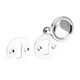 TIMCO Pair of Traditional Pattern Escutcheon - Polished Chrome - 32mm