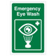 Emergency Eye Wash 200mm x 300mm