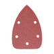 TIMCO Detail Sanding Pads - 120 Grit - Red - 95 x 136mm - Pack of 5