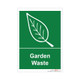 Garden Waste - Dark Green - Self Adhesive Sticker