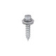 Metal Construction Thin Sheet Metal to Timber Screws - Hex - EPDM Washer - Slash Point - Exterior - Silver Organic