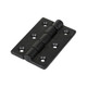 TIMCO Cast Iron Butt Hinge (200) - Black - 75 x 50mm