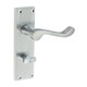 TIMCO Victorian Scroll Bathroom Handles - Satin Chrome - 152 x 42mm
