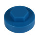 TIMCO Hex Head Cover Caps - Solent Blue - 16mm - Bag of 1000