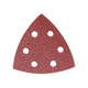 TIMCO Delta Sanding Pads - 60 Grit - Red - 95 x 95mm - Pack of 5