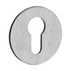 TIMCO Euro Profile Self-Adhesive Escutcheon - Round - Satin Stainless Steel - 52mm