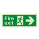 Fire Exit - Arrow Right Sign