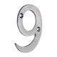 TIMCO Door Numeral 9 - Satin Chrome - 75mm