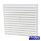 TIMLOC Internal Plastic Louvre Grille Vent with Flyscreen - White - 1212WF - 260 x 235mm