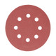 Random Orbital Sanding Discs - 180 Grit - Red