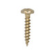 Classic Multi-Purpose Screws - PZ - Pan Head - Yellow