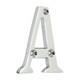 TIMCO Door Letter A - Polished Chrome - 60mm