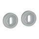 TIMCO Standard Profile Escutcheon - Polished & Satin Chrome - 51mm