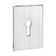 TIMCO Lock Profile Self-Adhesive Escutcheon - Oblong - Polished Stainless Steel - 65 x 47mm