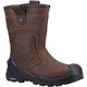 Amblers AS983C Conqueror Safety Rigger Boot - Brown