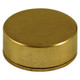 Threaded Screw Caps - Solid Brass - Polished Brass