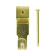 TIMCO Picture Hanging Hooks - Single - Electro Brass - No.2 Single - Pack of 12